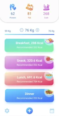 Calorie Counter - Food Tracker android App screenshot 2